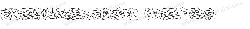 Streetwalker Script (FREE PERSO字体转换